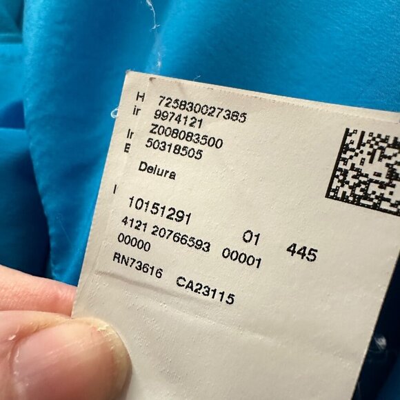 BOSS by Hugo Boss Delura Stretch Wool Blend Sheath Dress Turquoise Blue Size 4 - Picture 8 of 11